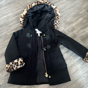 3T black peacoat